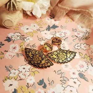Vintage Fan Earings